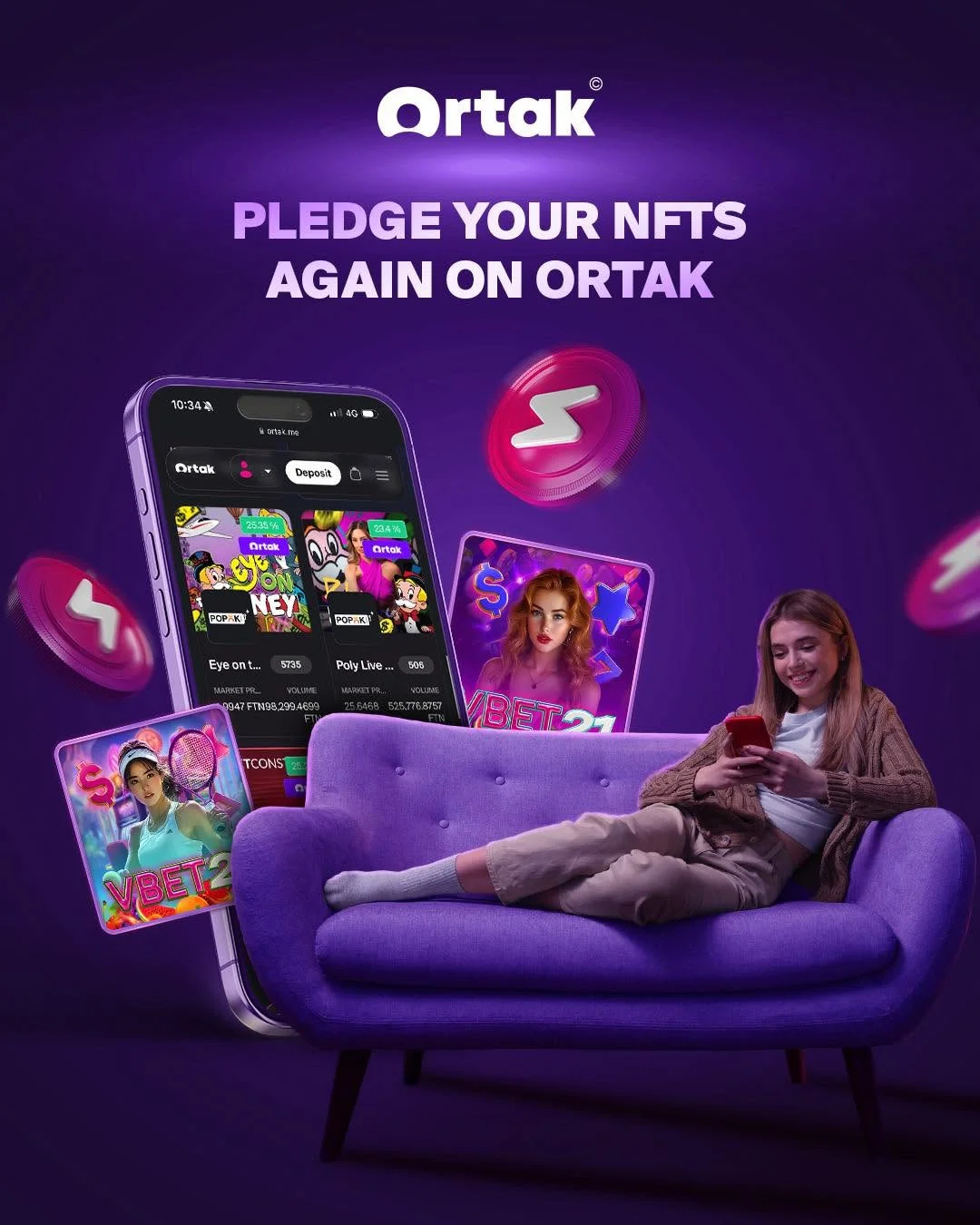 Ortak · Pledge NFTs