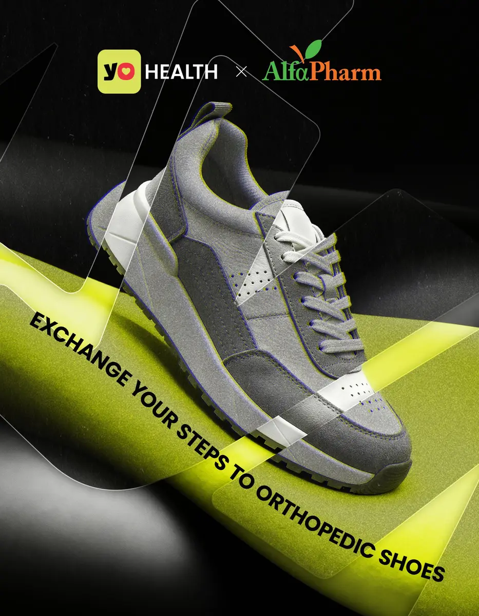 YoHealth x AlfaPharm Orthopedic Shoes